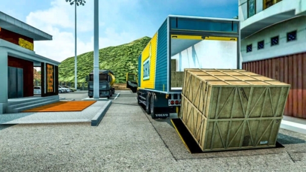 ETS2 - Volvo FM Delivery Truck Mod With Load Animation