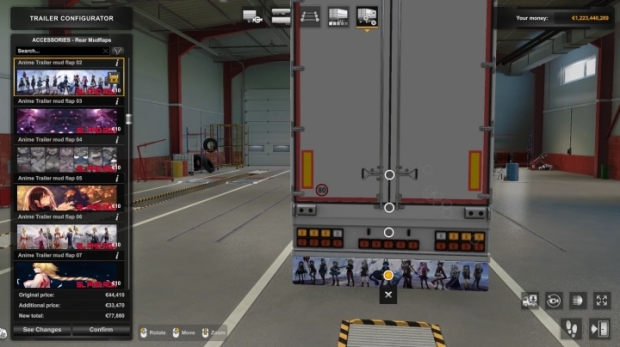 ETS2 - Anime Mud Flaps Pack