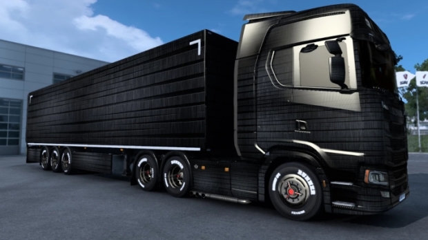 ETS2 - Black And Gray Skin