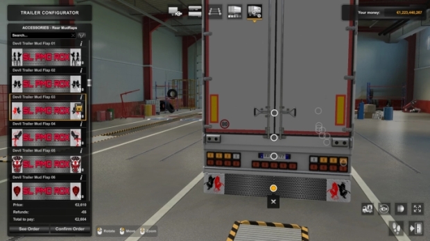 ETS2 - Devil Trailer Mud Flap Pack