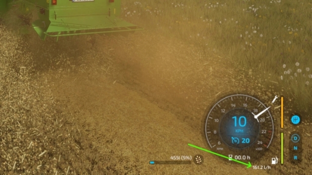 FS22 - Fuel Usage HUD V1.0.0.1