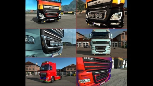 ETS2 - Kelsa light bars for DAF XF 105 & 106 v2.3