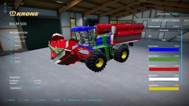 FS22 - Krone BigM500 V2.0
