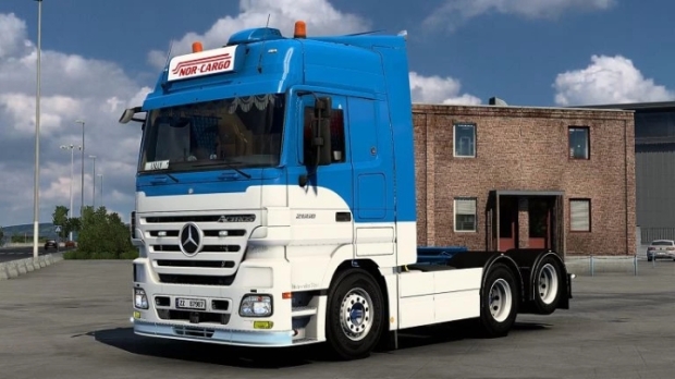 ETS2 - Mercedes Actros MP2 Nor Cargo Skin V2.0