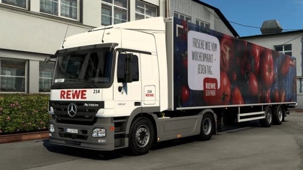 ETS2 - Mercedes Actros MP2 Rewe Combo Skin