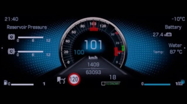 ETS2 - Mercedes-Benz Actros 2019 Improved Dashboard v1.2