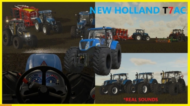 FS22 - New Holland T7 AC Series v1.3