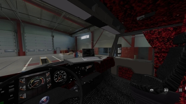 ETS2 - Scania 2 Series Red Plush Interior