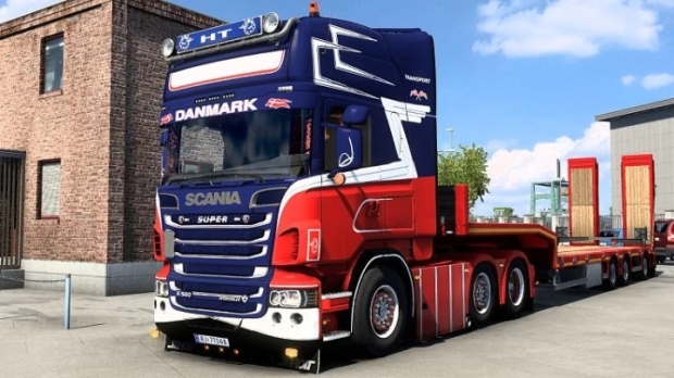 ETS2 - Scania FreD Ex Bjarne Nielsen Skin V2.0