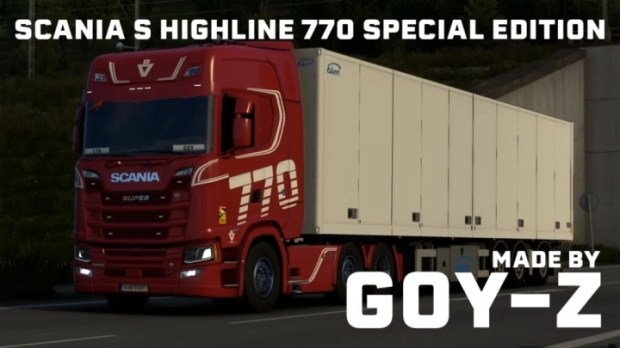 ETS2 - Scania NG S 770 Special Edition Paintjob v1.0