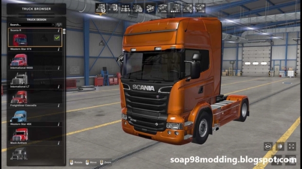 ATS - Scania R Streamline by soap98 v1.0