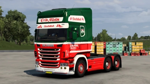 ETS2 - Scania RJL Erik Moldt Skin