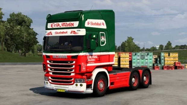 ETS2 - Scania RJL Erik Moldt Skin v2.0