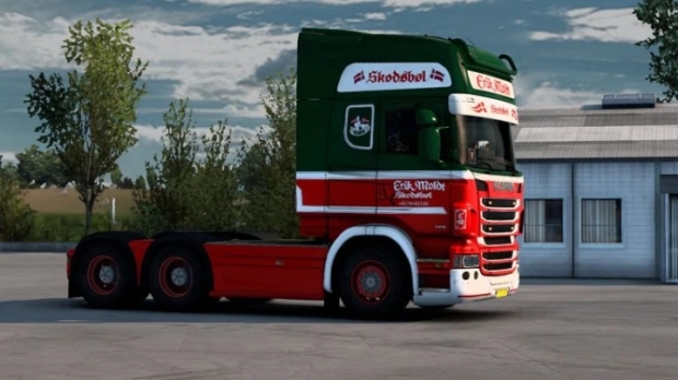 ETS2 - Scania RJL Erik Moldt Skin v2.0 | Euro Truck Simulator 2 | Mods.club