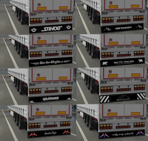 ETS2 - SCS Trailer Mudflap Pack