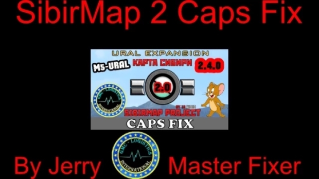 ETS2 - SibirMap 2 Caps Fix v2.0