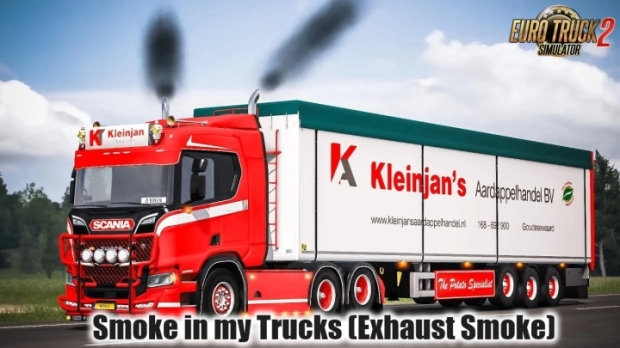ETS2 - Smoke in My Trucks (Exhaust Smoke) v1.4