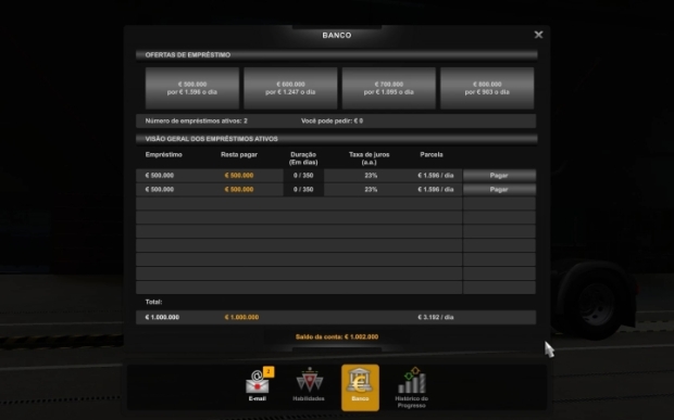 ETS2 - Bank with More Money and Time to Pay