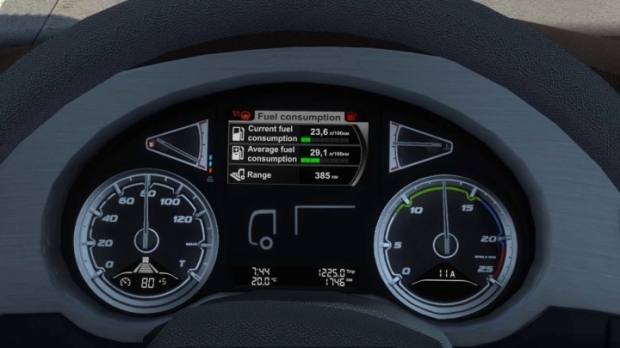 ETS2 - DAF XF 106 Improved Dashboard V1.2