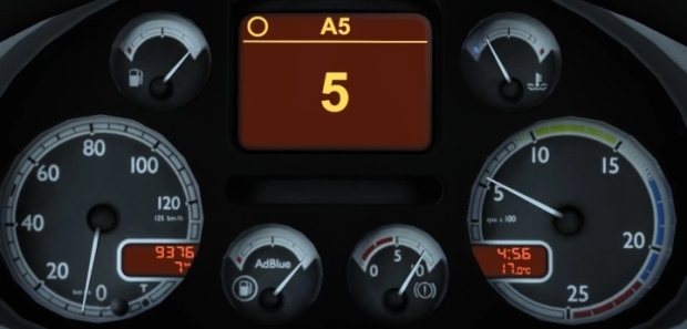 ETS2 - DAF XF105 Clean Improved Dashboard