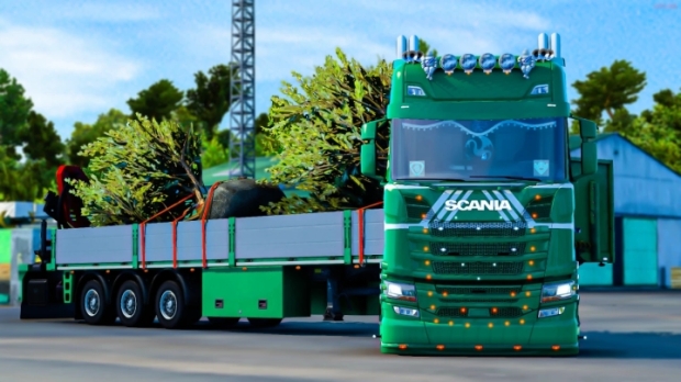 ETS2 - Forest Scania 2016 with Trailer