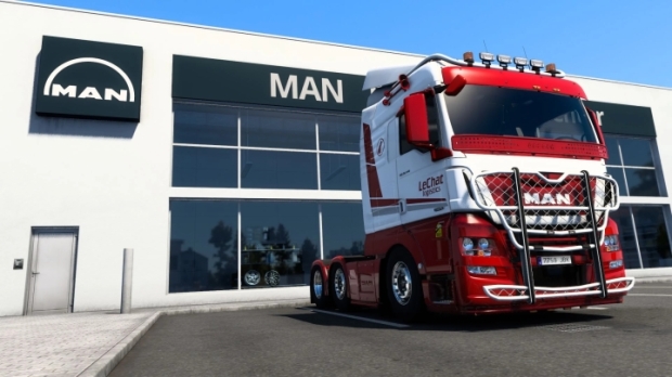 ETS2 - LeChat Logistics Skin for MAN Euro 6 V1.0
