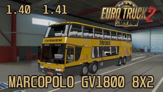 ETS2 - Marcopolo GV 1800 DD 8x2