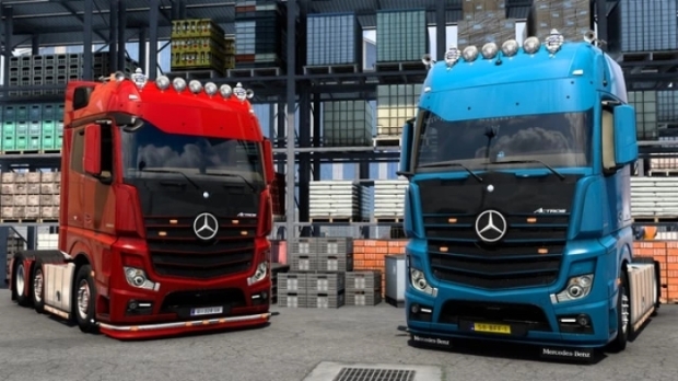 ETS2 - Mercedes Actros Full Set V1.0