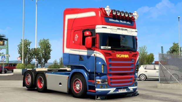 ETS2 - Scania RJL Ex Hanstholm Container Transport Skin Pack | Euro ...