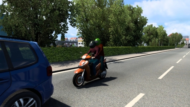 ETS2 - Scooters in Traffic V1.0