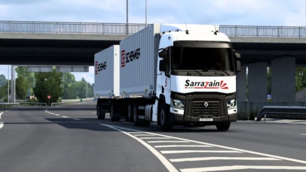 ETS2 - Swap Body Addon For Renault T Range/Premium Link Updated V1.3