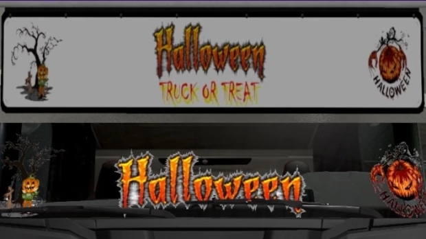 ETS2 - Window Sticker + Mudflap V1.0