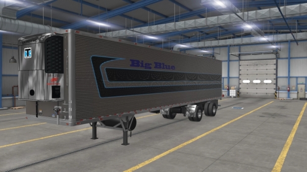 ATS - Big Blue Dorsey 48ft Reefer | American Truck Simulator | Mods.club