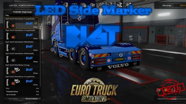 ETS2 - BigT LED Side Marker