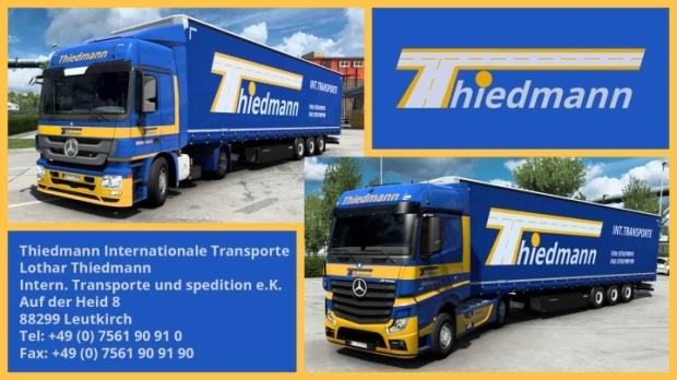 ETS2 - Combo Skin Thiedmann Internationale V1.0