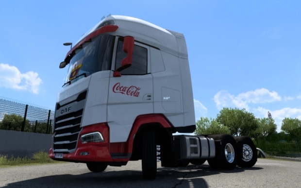 ETS2 - DAF 2021 Coca-Cola Skin V1.0