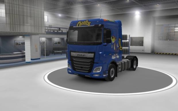 ETS2 - Daf XF Euro 6 Paintjob Cheetos V1.0