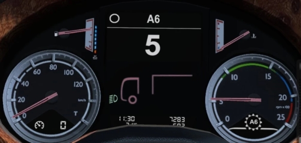 ETS2 - DAF XF Euro 6 / XF106 Dashboard V1.4