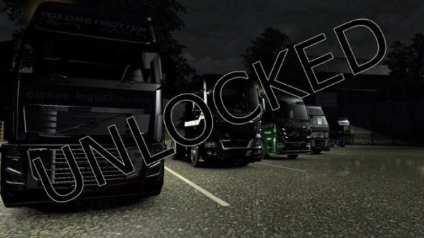 ETS2 - Every Truck and Trailer Part Unlocked at Level 0