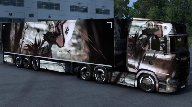 ETS2 - Fantasy Warrior Anime Skin