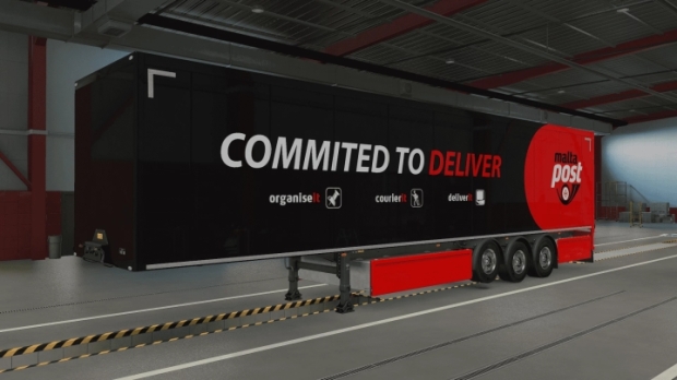 ETS2 - Federal Postal Services Trailers Skins V1.0