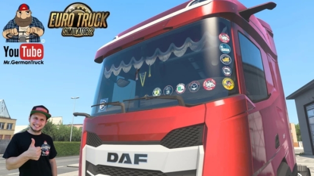 ETS2 - GlassStickers for your Truck v1.4