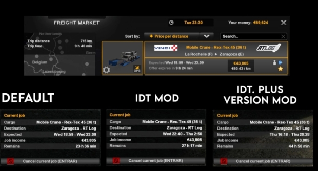 ETS2 - Increased Delivery Time Plus