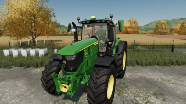 FS22 - John Deere 6R Custom v1.5 | Farming Simulator 22 | Mods.club