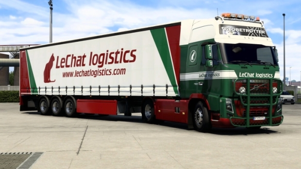 ETS2 - LeChat Logistics with Changeable Colors V1.12.1