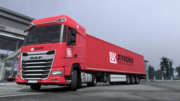 ETS2 - Lukoil Skin Pack (DAF 2021 + Schwarzmuller Trailer)