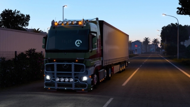 ETS2 - Mercedes Actros MegaSpace for Truckers MP V1.0