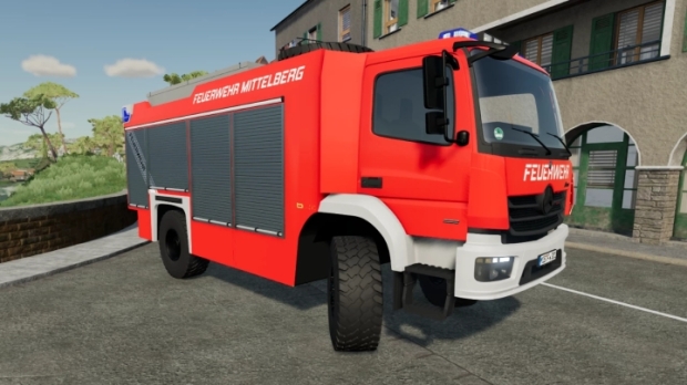 FS22 - Mercedes-Benz Fire Truck (SimpleIC) V1.0