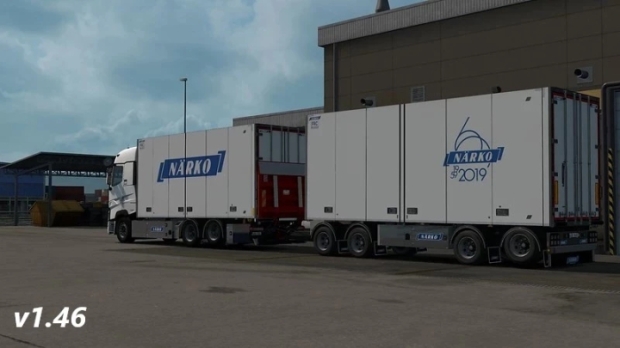 ETS2 - Narko Full Trailers Addon v1.1.6