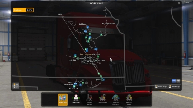 Ats New Truckers Map Dangerous Roads Map American Truck Simulator Modsclub
